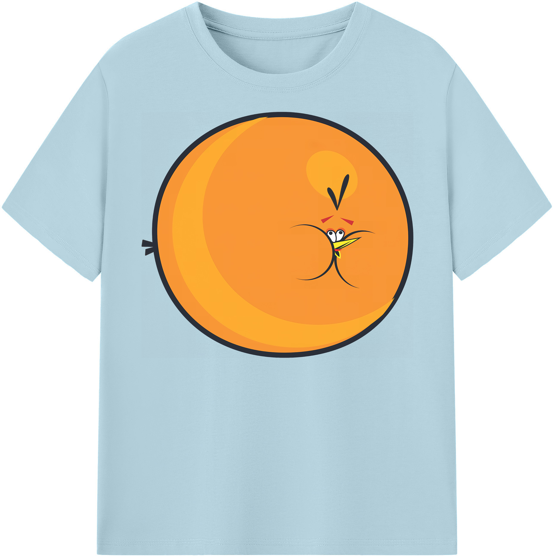 （画像用） Angry Birds アングリーバード 綿100％半袖Tシャツ（フロントプリント）